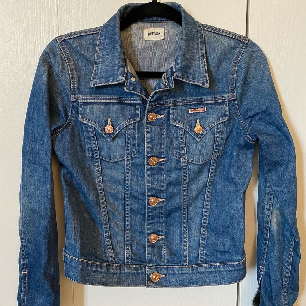Hudson Denim Jean Jacket, size SM